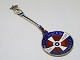 Peter Hertz 
guilded 
sterling silver 
with enamel, 
large 
commemorative 
spoon from 
1903.
King ...