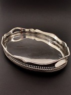 Silver plated gallery tray