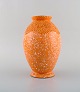 Andre Fau 
(1896-1982) for 
Boulogne. Art 
deco vase in 
glazed 
ceramics. 
Beautiful 
speckled glaze 
...