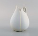 Stig Lindberg for Gustavsberg. Planteformet Endiv vase with handle in glazed 
ceramic. 1950/60