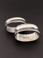 Svend Toxværd a pair of napkin rings 830 silver