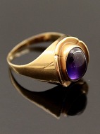 14 carat gold ring size 55 with amethyst
