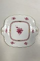 Herend Hungary Apponyi Purple Cake Dish No 431