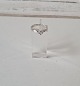 14 kt white 
gold ring with 
brilliant-cut 
diamond of 0.05 
ct. 
Stamped: 585 - 
SC
Ring size 57