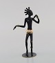 Karl Weiler, 
Pforzheim, 
Germany. Nude 
"Negresse" 
sculpture in 
bronze with 
grass skirt. 
...