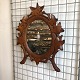 Height 43 cm.
Width 34 cm.
Beautiful 
hand-carved 
mirror from the 
early 1900s.
It is cut in 
...