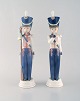 Lladro, Spanien. To porcelænsfigurer. Gardere. 1980/90