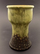 H A Khler ceramic vase 27 cm. sign. monogram HAK. 