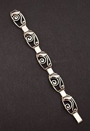Art deco vintage 830 silver bracelet