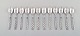 Jens H. 
Quistgaard 
(1919-2008), 
Denmark. 12 
Star teaspoons 
in plated 
silver. 1960 / 
...