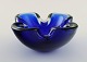 Murano bowl in 
blue mouth 
blown art 
glass. Italian 
design, 1960s.
Measures: 16 x 
7 cm.
In ...