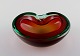 Murano bowl in mouth blown art glass. Italian design, 1960s.
