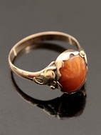 8 carat gold ring size 61 with amber