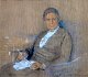 Schjelderup, 
Leis (1856 - 
1933) Denmark: 
Portrait of a 
woman. Pastel 
on brown paper. 
Signed ...