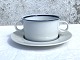 Royal 
Copenhagen, 
Indigo, 
Bouillon set # 
1436, 14cm 
wide, 5.5cm 
high, 3rd 
grade, Design 
Anne ...