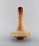 Bertoncello 
ceramiche 
d'arte. Vase in 
glazed 
ceramics. 
Beautiful 
speckled glaze 
in light earth 
...