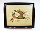 Oil painting 
with motif of a 
bouquet of 
roses signed 
Chs. 
Christensen in 
1924.
50 x 60 cm.