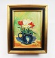 Oil painting 
with motif of a 
bouquet of 
flowers signed 
A. Ejsing in 
1939.
40 x 34 cm.