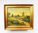 oil painting 
with country 
motif without 
signature.
40 x 45 cm.