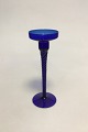 Kastrup 
Glassworks 
Amager/Twist 
High Royal Blue 
Candleholder 
with twisted 
stalk. Measures 
22 cm ...