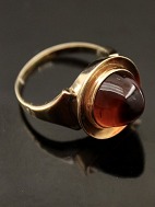 14 carat gold ring size 56 with amber