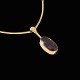 Just Andersen. 
18k Gold 
Necklace with 
Amethyst 
Pendant.
Designed and 
crafted by Ib 
Just ...