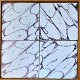 Firpas, 
manganese 
colored tiles, 
18./19. 26.5 x 
26.5 cm.
Framed.