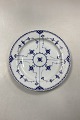 Royal Copenhagen Blue Fluted Halflace Round Serving Tray No 538