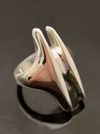 Georg Jensen Sterling silver ring size 51-52 design Henning Koppel