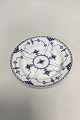 Royal Copenhagen Blue Fluted Half Lace Deep Plate No 570