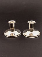 A pair of 830 silver candlesticks