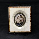 Height 11.5 cm.Width 10 cm.The picture measures 6x5 cm.Beautiful miniature from the late ...