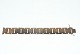 Block 3 Rk 
spliced 
Bracelet in 14 
carat
Stamped 585 VJ 
Denmark
Length 18.5 cm
Height 19.19 
...