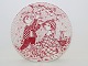 Bjorn Wiinblad art pottery
Red Month plate - October