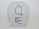 Royal 
Copenhagen Piet 
Hein plate with 
poem (gruk).
Som kun den 
san kunstner 
ved: den sande 
...