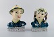 Goldscheider, 
USA. Two rare 
figures in 
hand-painted 
porcelain. 
Asian couple. 
Mid-20th ...