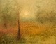 Åke Klingberg 
(1913-1990), 
Sweden. Oil on 
board. 
Modernist 
landscape. 
1960's.
The board ...