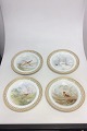 Set of 12 Royal 
Copenhagen 
Flora Danica 
Game Dinner 
Plate No 3549.
All painted by 
H. Larsen ...
