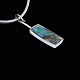 Palle Bisgaard. 
Sterling Silver 
Neckring #6 
with Abelone 
Pendant #8.
Designed and 
crafted by ...