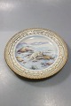 Set of  10 Royal Copenhagen Flora Danica Game Dinner Plate No 239/3549