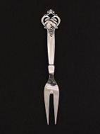 Cohr carvery fork 22.5 cm. with grape motif silver and steel