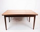 Dining table in 
teak with two 
extension 
plates of 
danish design 
from the 1960s. 
The table is in 
...