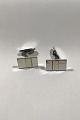 Georg Jensen 
Sterling Silver 
Cufflinks No 
152 with 18K 
Gold Lene 
Munthe Measures 
1.2 cm x 2.1 
...
