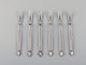 Johan Rohde for 
Georg Jensen. 
Six early 
Acanthus cold 
meat forks in 
sterling 
silver. ...