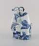 Vicken von Post-Börjesson (1886-1950) for Rörstrand. Sjælden porcelænsfigur. 
Asiatisk par på bænk. 1930