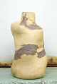 Christina Muff, 
Danish 
contemporary 
ceramicist (b. 
1971). 
Bottleshaped 
sculptural vase 
in golden ...