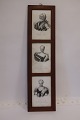 Frame with 3 prints of:
- Frederik d. IV
- Louise, Frederik d. IV