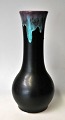 Michael Andersen & Son vase, 20th century Bornholm, Denmark. Grayish glaze with multicolored ...