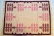 Swedish textile designer. Hand-woven RÖLAKAN rug with geometric fields in purple, pink and cream ...