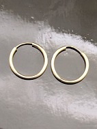 8 carat gold  earrings 2 cm. 